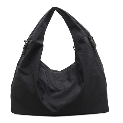 Large Nylon Tote Bag for Women – Casual Shoulder Hobo Bag