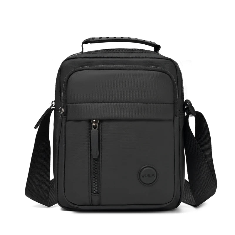 Men's Business Crossbody Bag – Multi-Compartment Shoulder Bag