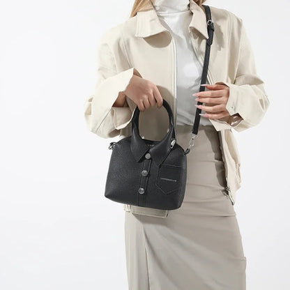 PU Leather Crossbody Bag for Women – Compact Square Handbag