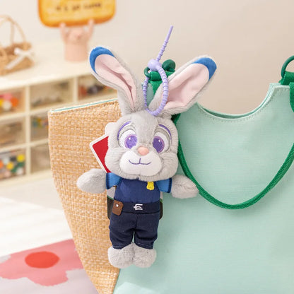 Zootopia Plush Keychain Doll – Cute Bag Charm Pendant