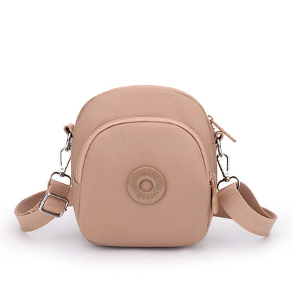 Women's Waterproof Nylon Crossbody Bag – Multi-Pocket Shoulder Purse