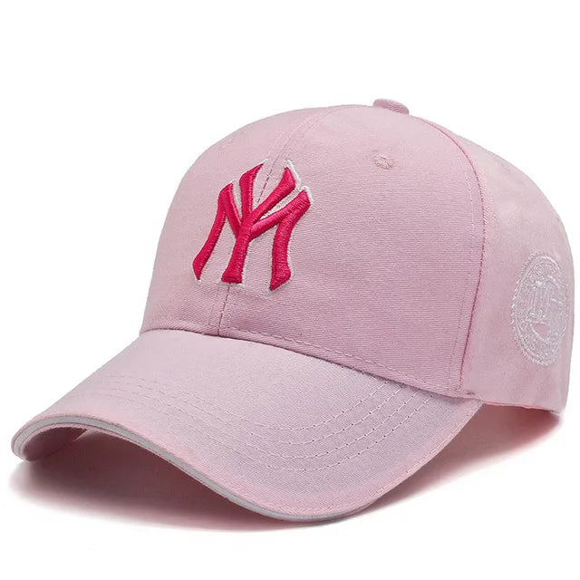 NY Embroidery Baseball Cap – Unisex Cotton Snapback Hat