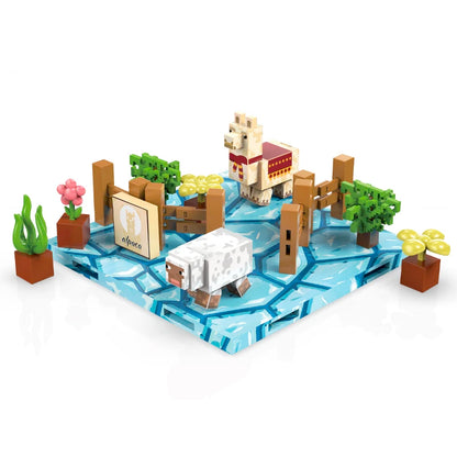 Magnetic Building Blocks STEM Toy – Zoo & Mine World Set