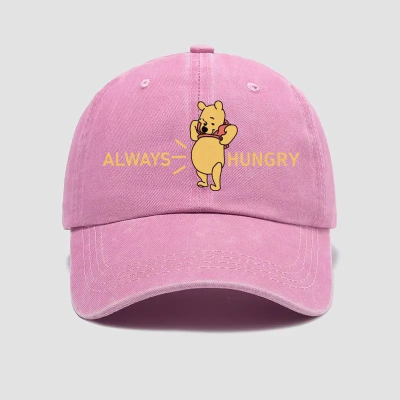 Winnie Pooh Bear Baseball Cap – Cute Anime Sun Hat