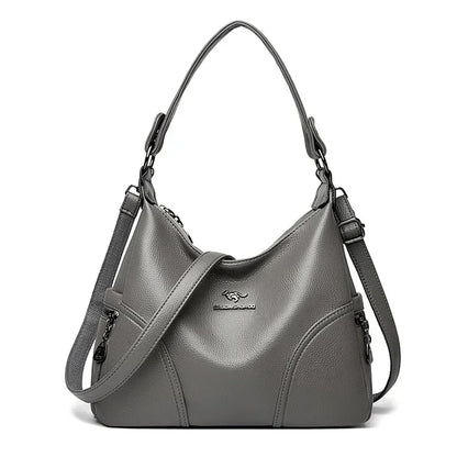 Leather Tote Bag for Women – Large Capacity Shoulder & Crossbody