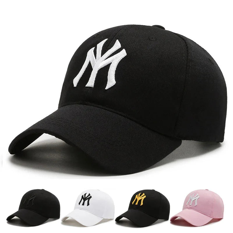 Embroidered Letter Baseball Cap – Unisex Adjustable Snapback Hat