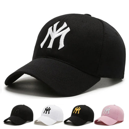 Embroidered Letter Baseball Cap – Unisex Adjustable Snapback Hat