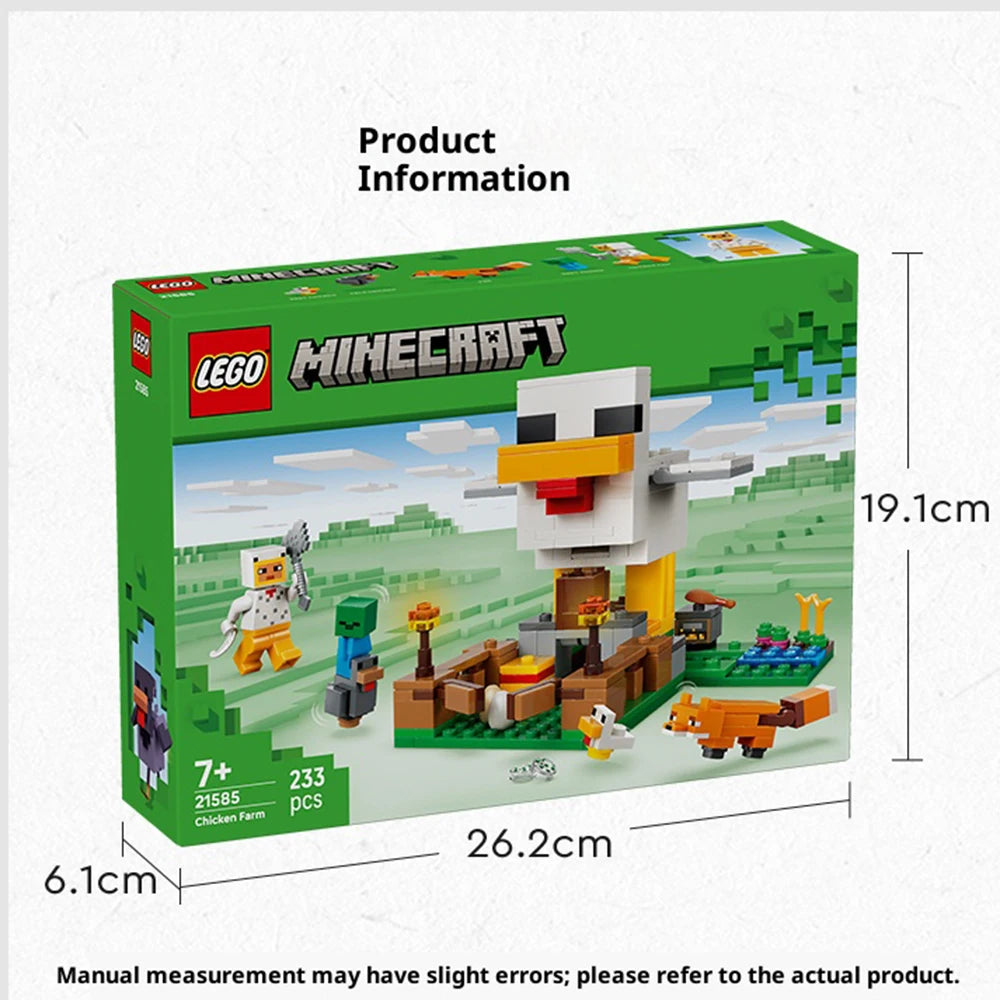 LEGO Minecraft 21585 The Chicken Farm Building Set