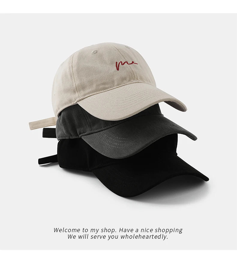 Soft Cotton Baseball Cap – Adjustable Unstructured Outdoor Hat