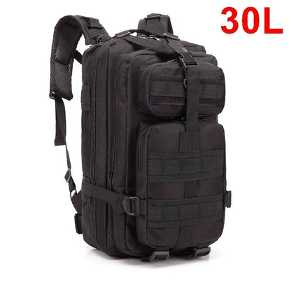 Tactical MOLLE Backpack 30L/50L – 3P Assault Pack for Hiking & Hunting