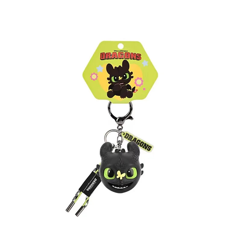 Toothless Dragon Keychain – Movable Wings & Glowing Eyes