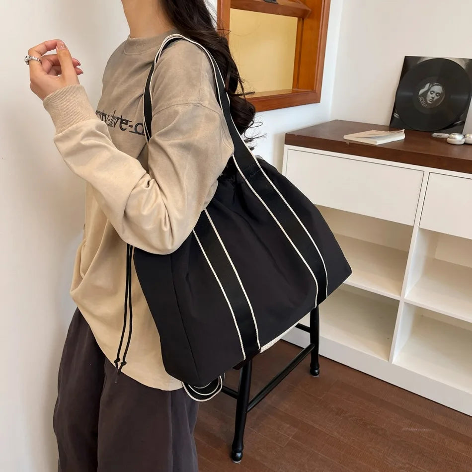 3-in-1 Convertible Women's Large Capacity Nylon Handbag – Travel & School Backpack