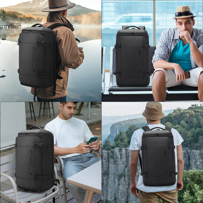 Bange Large Capacity Travel Backpack – Dry Wet Separation for Men