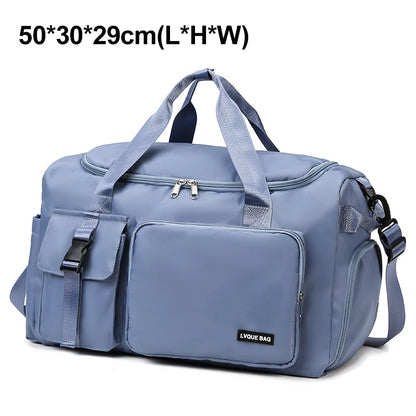 Women's Travel Duffle Bag – Multifunctional Gym & Weekender Backpack