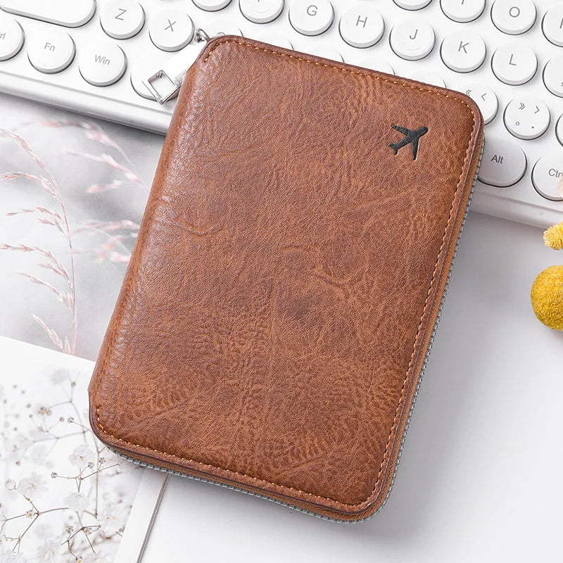 RFID Blocking Passport Wallet & Travel Document Holder
