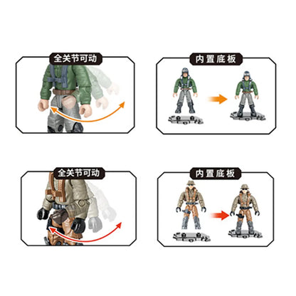 Military Soldiers Building Blocks Set – 9 Special Forces Figures