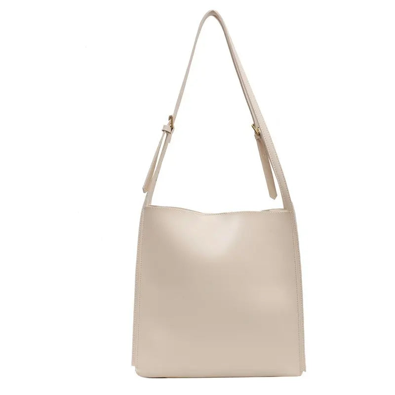 Luxury Leather Tote Bag – Large Capacity Shoulder Handbag