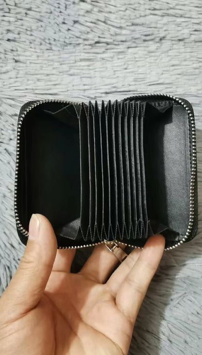 Snake Leather Card Holder Wallet – Multi-Slot, Unisex