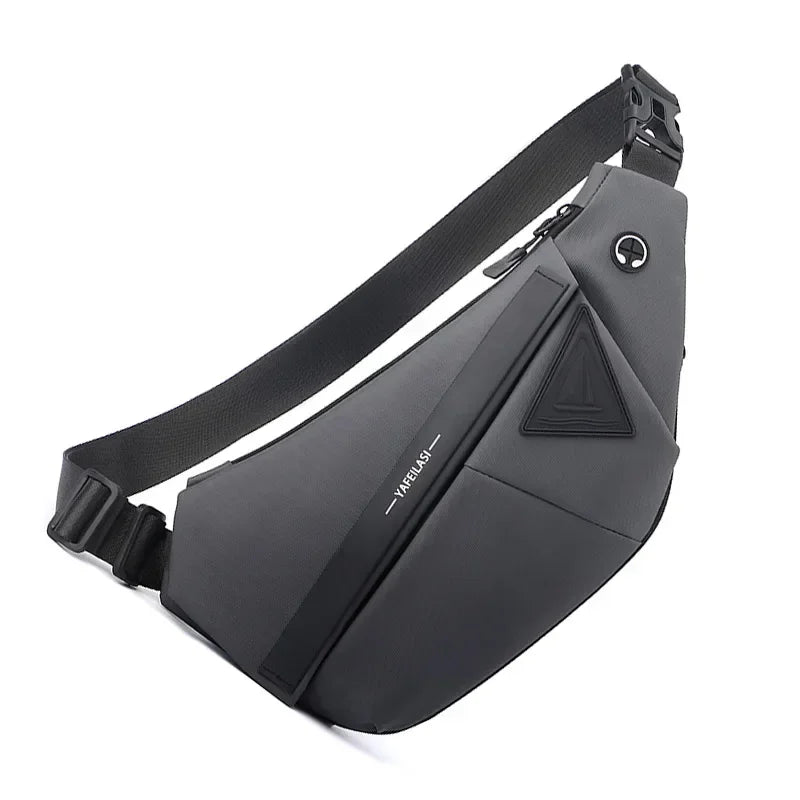 Anti-Theft Sling Bag for Men – Waterproof Crossbody Chest Pack