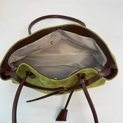 Women's PU Leather Shoulder Bag – Retro Underarm Tote