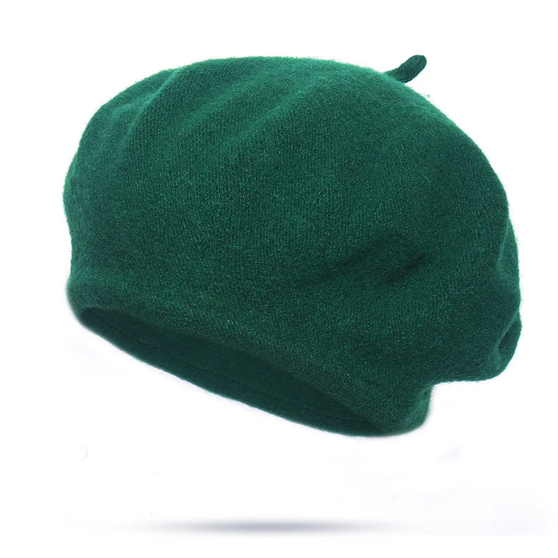 Wool Beret Hat – French Painter Style for Women & Girls