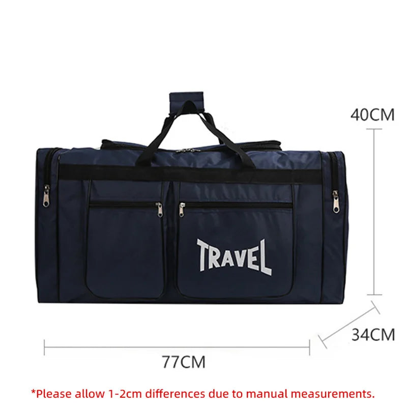 Large Capacity Foldable Travel Bag – Waterproof Duffle