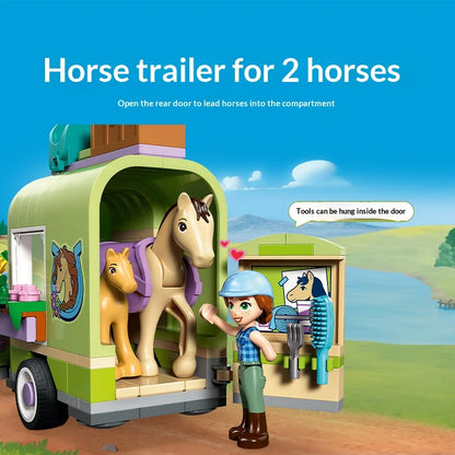 LEGO Friends Horse & Baby Foal Trailer 42695 Building Set