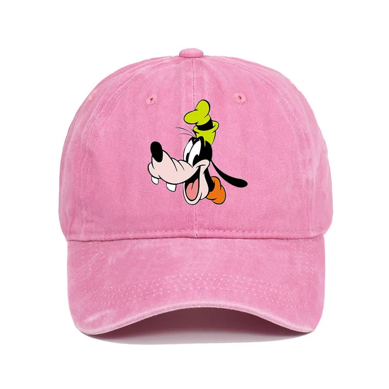 Cartoon Character Baseball Cap – Vintage Washed Unisex Hat