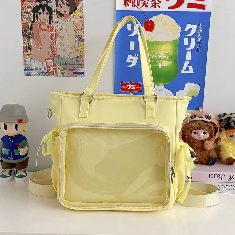 Kawaii Ita Bag Large Capacity Nylon Crossbody Shoulder Bag