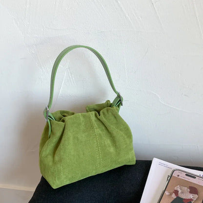 Matte Crossbody Shoulder Bag – Korean Style Soft Handbag