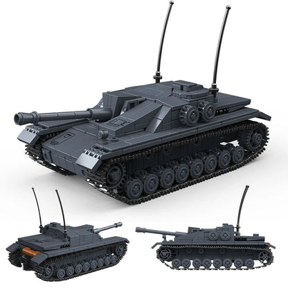 StuG IV Tank Military Building Blocks Set