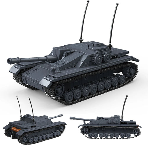 StuG IV Tank Military Building Blocks Set