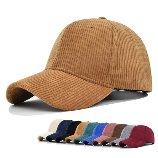 Women's Corduroy Baseball Cap – Snapback Hip Hop Hat