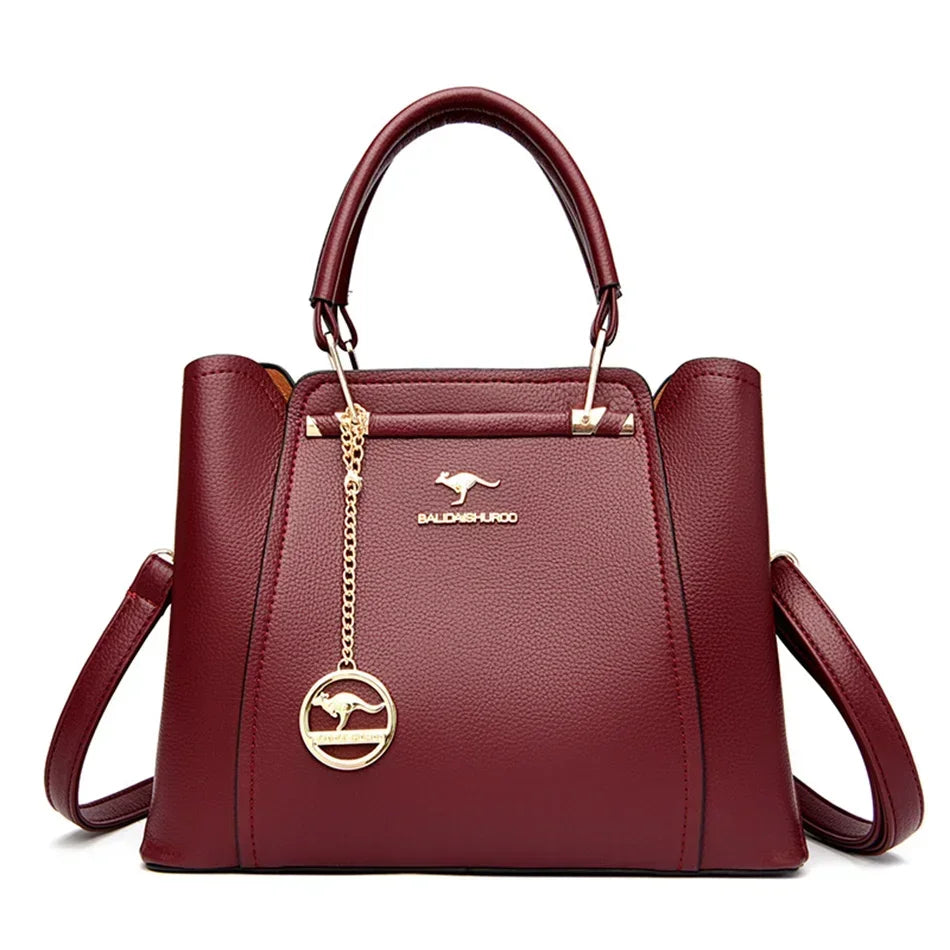 Large Capacity Leather Tote Bag for Women