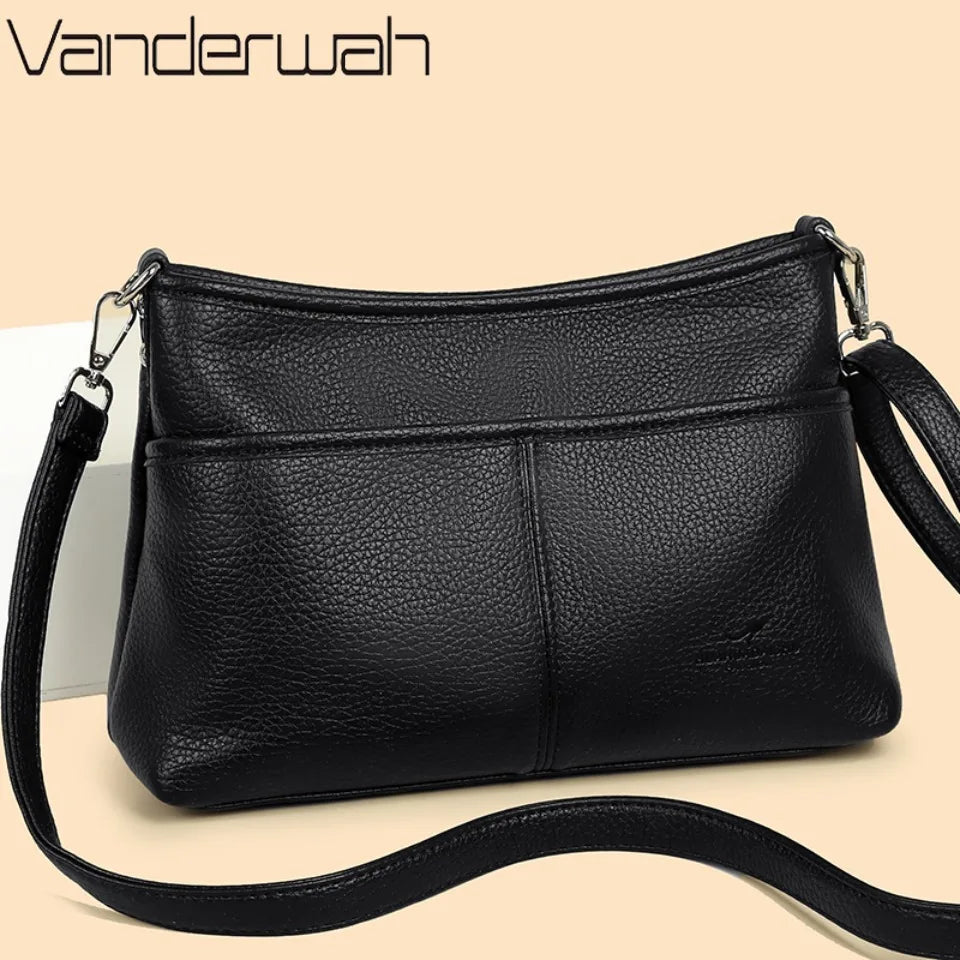 Women's Soft Leather Crossbody Shoulder Bag
