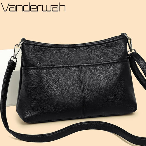 Women's Soft Leather Crossbody Shoulder Bag