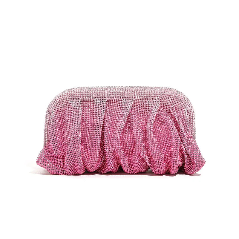 Crystal Evening Clutch Bag – Women's Diamond Party Purse