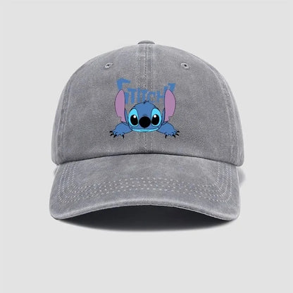 Stitch Anime Baseball Cap – Kawaii Cartoon Snapback Sun Hat