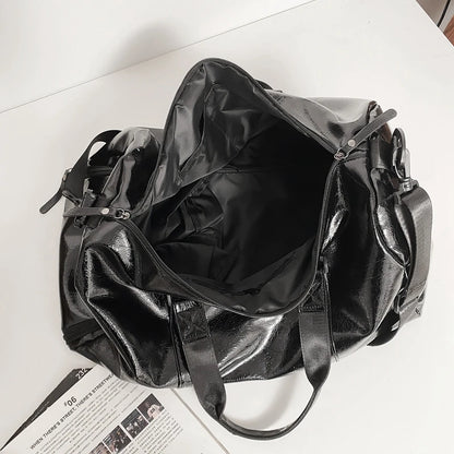 PU Leather Gym Duffel Bag – Premium Travel & Fitness Bag