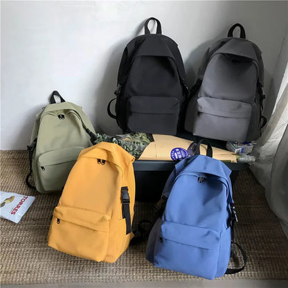 Waterproof Nylon Women's Backpack – Lightweight Travel School Bag