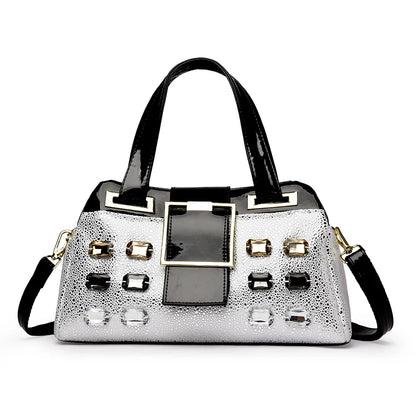 Diamond Embellished Luxury Tote Bag for Women