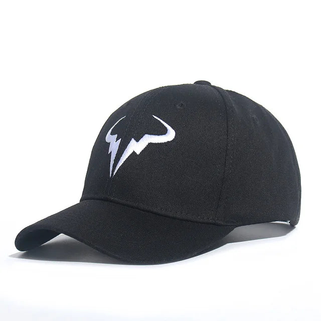 Bull Logo Embroidered Baseball Cap – Casual Cotton Sports Hat