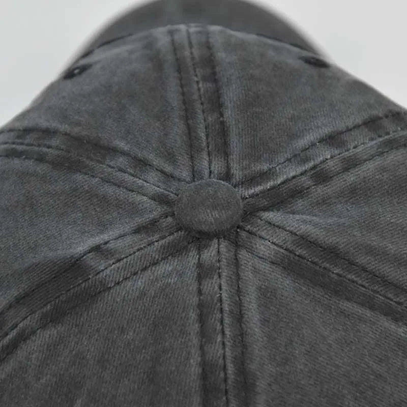 New York Embroidery Baseball Cap – Washed Vintage Style