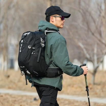 40L Water Resistant Hiking Backpack – Travel, Camping & Laptop Daypack