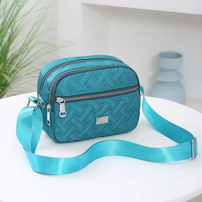 Quilted Crossbody Bag for Women – Lightweight Messenger Purse