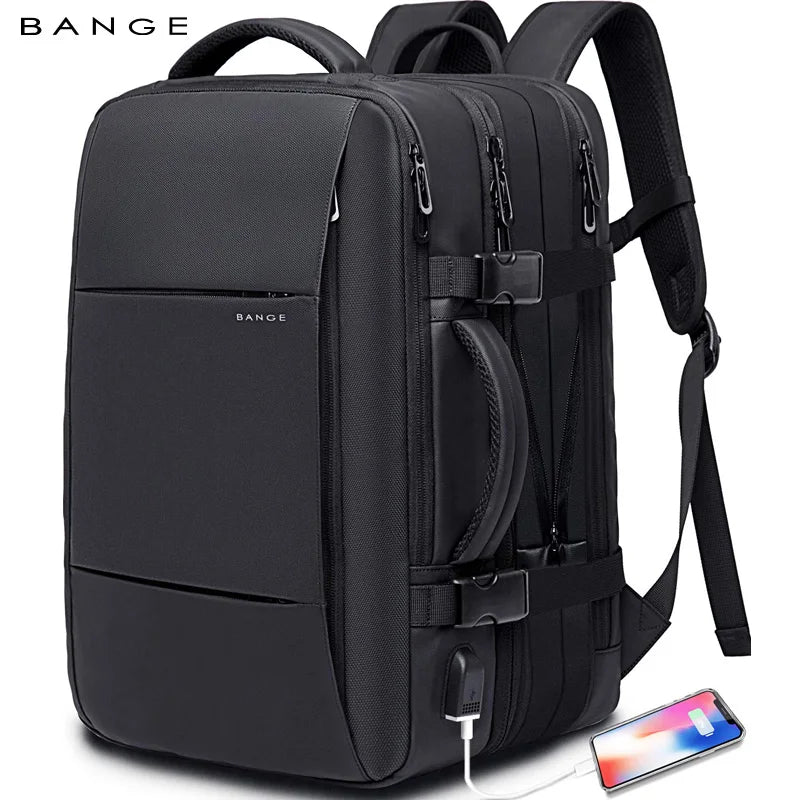 Bange Expandable Waterproof Backpack 17.3" – 35L/45L Travel Bag