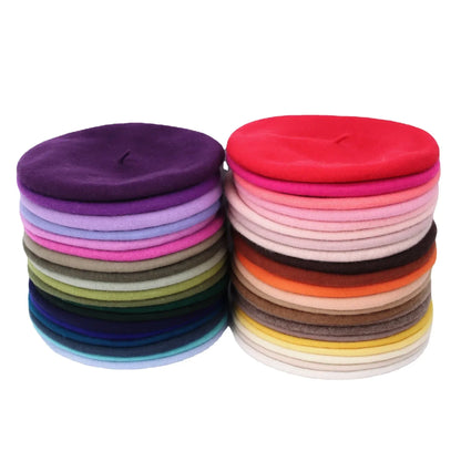 Wool Beret Hat – French Painter Style for Women & Girls