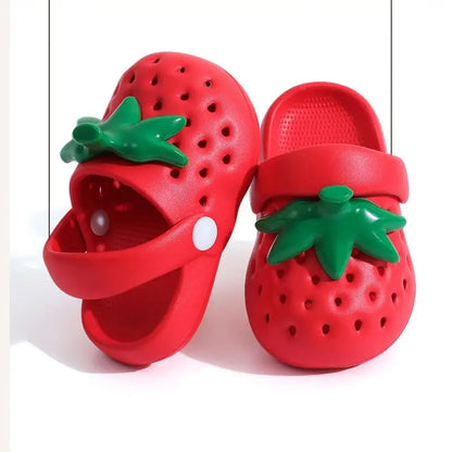 Strawberry EVA Slippers – Cute Non-Slip Beach Sandals