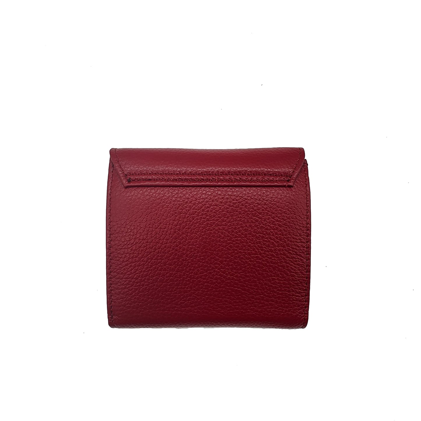 Women's Genuine Leather Short Wallet – Flap Closure with Card Holders