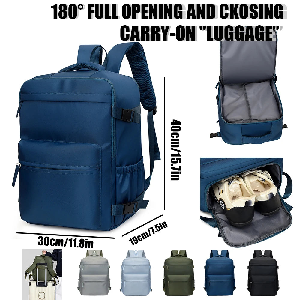 Business Travel Backpack – Men & Women Carry-On Boarding Bag